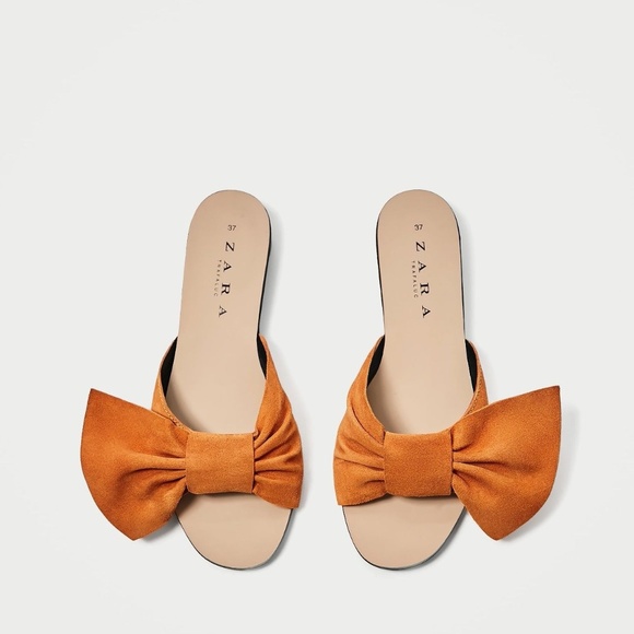 zara womens slides